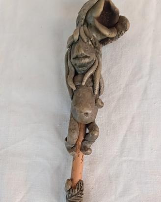 Pipa da collezione artigianale in argilla 