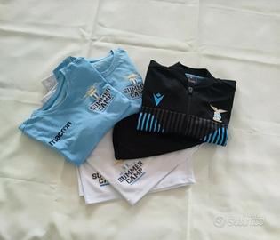 SET calcio Lazio/ Giubbino+2 t-shirt+3 pantaloncin