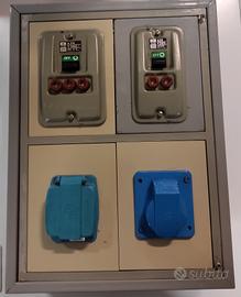 Quadro elettrico industriale BTicino vintage