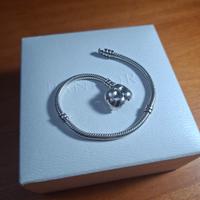 Bracciale Pandora chiusura cuore 