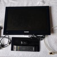 Televisore 19 pollici più decoder 