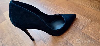 Decolltè nere camoscio