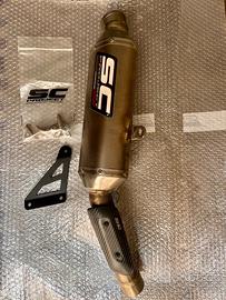 Scarico completo SC Project Honda Transalp 750