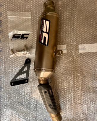 Scarico completo SC Project Honda Transalp 750