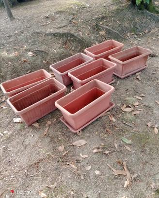 Sette vado in PVC  rettangolari 