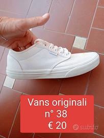 Vans originali bianche n° 38