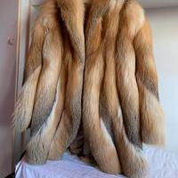 PELLICCIA VOLPE ROSSA GOLDEN COME NUOVA..MAI USATA