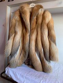 PELLICCIA VOLPE ROSSA GOLDEN COME NUOVA..MAI USATA