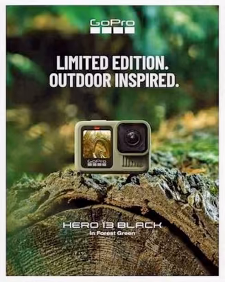 GOPRO 13 Hero Forest Green - NUOVO SIGILLATO
