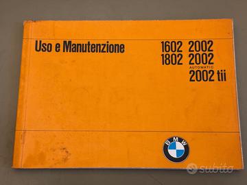 Libretti uso e manutenzione BMW 02 Touring 1971