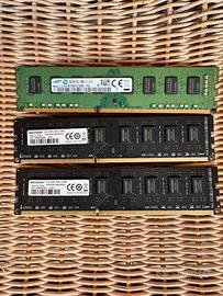 RAM DDR3 16GB Totali (1x8GB + 2x4GB) 1600MHz