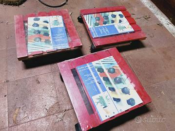 Carrelli porta piante 30x30 con ruote piroettanti 