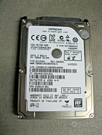 DISCO FISSO HDD SATA 500GB - 5K750-500 HITACHI