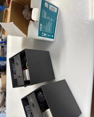 Faretti Led Hub IP54 9W 3000K 2 pezzi