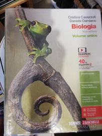 libro scuola biologia cavazzuti damiano