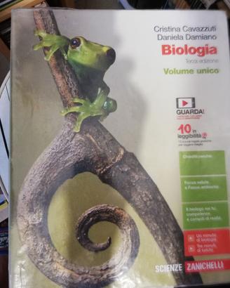 libro scuola biologia cavazzuti damiano