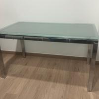 Tavolo Calligaris, piano in vetro temperato