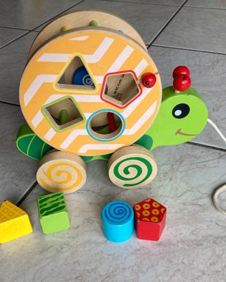 Gioco in legno Lumachina