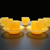 Servizio tazzine caffè Yalos Casa Murano, lattiera