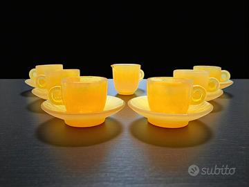 Servizio tazzine caffè Yalos Casa Murano, lattiera