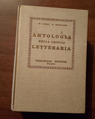 libro antologia della letteratura 
