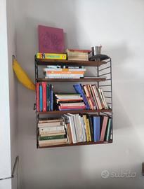 Libreria a muro vintage, Design anni '60

