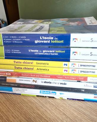 Libri di Testo Scuole Medie in buonissimo stato