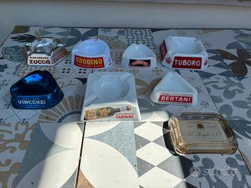 Lotto 8 portacenere vintage