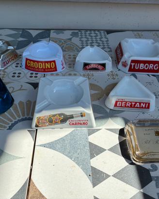 Lotto 8 portacenere vintage