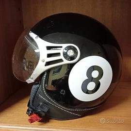casco jet con visiera omologato taglia L 
