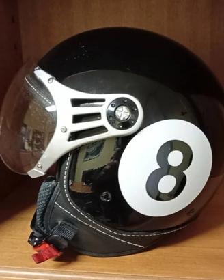 casco jet con visiera omologato taglia L 