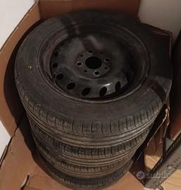 4 gomme+ cerchi fiat seicento