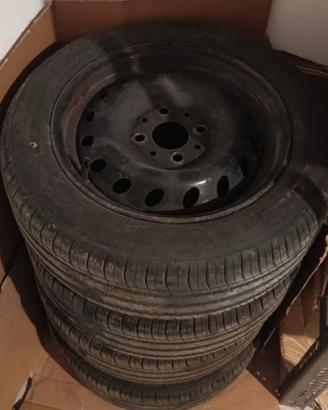4 gomme+ cerchi fiat seicento
