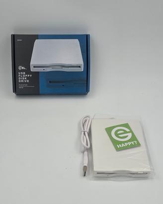 Lettore Floppy Esterno USB CSL 3,5" 1,44MB PC Mac