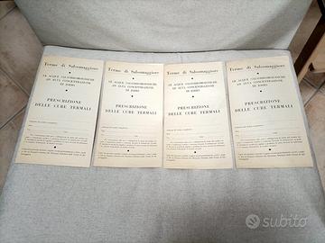 4 Moduli Medici Vintage Terme di Salsomaggiore '60