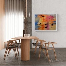 Dipinto su tela quadro astratto originale