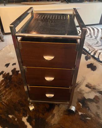 Carrello legno e acciaio