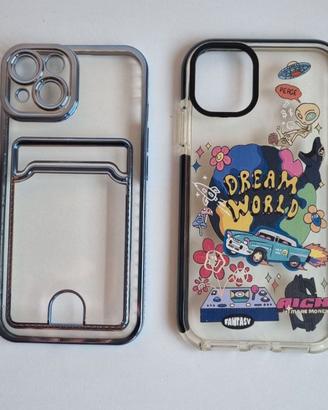 Cover iPhone 11 Pro Trasparente Slot Porta Carta