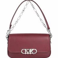 Borsa a mano con tracolla, Michael Kors, borgogna