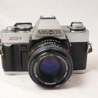Reflex Minolta XG1 con obiettivo Minolta 50/1,7