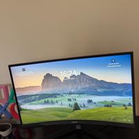 Curved gaming monitor Samsung Odissey G5 27 144hz