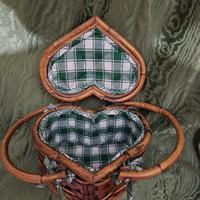 Cestino vimini vintage 