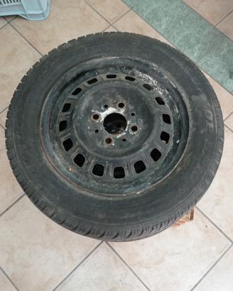 Coppia ruote complete Dunlop 135/80 R13 