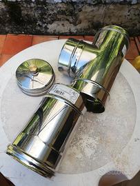 Tubi raccordi acciaio canna fumaria