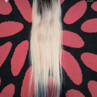 Capelli veri biondi con clip