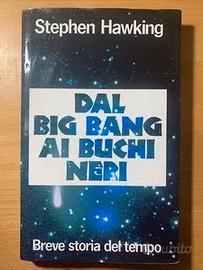 1 LIBRO Stephen Hawking,Dal Big Bang ai buchi neri