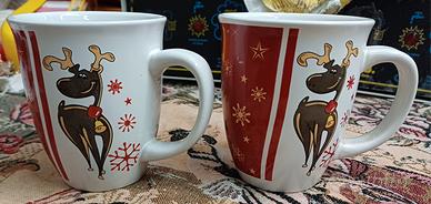 Tazze Natalizie con renna 