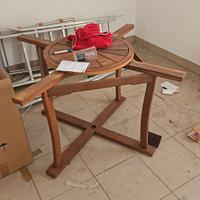 tavolo da giardino in legno tek 