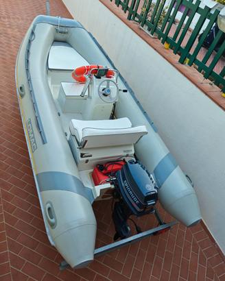 GOMMONE LOMAC 430 MOTORE EVINRUDE  25CV E CARRELLO