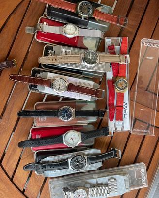 9 orologi swatch usati